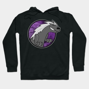 Retro Badger Funny Hoodie